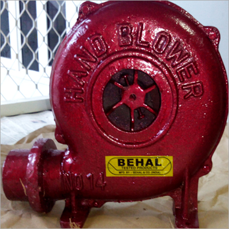 Hand Blower - Steel, High Capacity, Red | Manual Power Source, 50 Hz Frequency, Ideal for Industrial and Household Applications