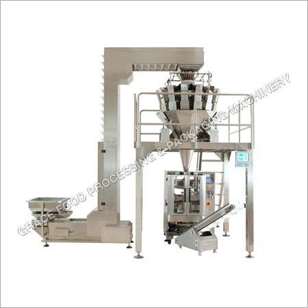 Multi-Head-Weigh-Filler-Collar-Type-Packing machin