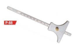Depth Gauge - Stainless Steel, 6 Inch & 12 Inch Sizes | Silver Finish, Precision Measuring Tool for Confined Corners