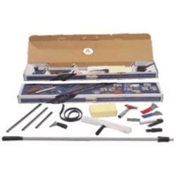 Glass Cleaning Kit - Plastic & Steel, 1.5 Inch Size - Durable, Lightweight, Easy To Use, Enhances Shine