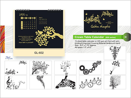 Crown Printed Calendar