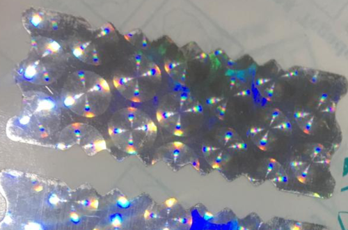 Hologram Labels - Pet Material, Custom Shapes, Color Options | Water Activated Adhesive, Hologram Dot Matrix Lens, Serial Number Printing, Anti-counterfeit Feature