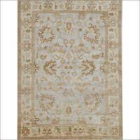 Hand Knotted Oushak Rug
