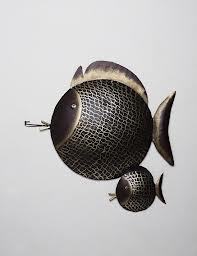 Designer Metal Fish Wall Hanging