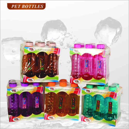 six pieces pet bottle sets