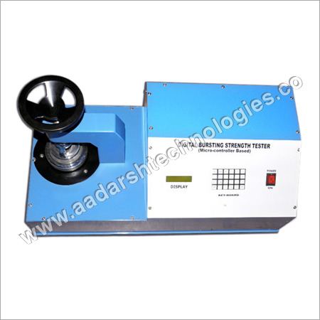 Digital Bursting Strength Tester - Metal, 470W x 300D x 410H mm | 7000 kpa Capacity, Buzzer Indicator, Low Power Consumption, Noise-less Functioning