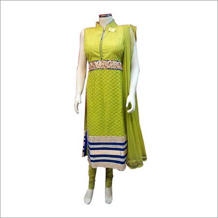 Flourescent Green Salwar Kameez