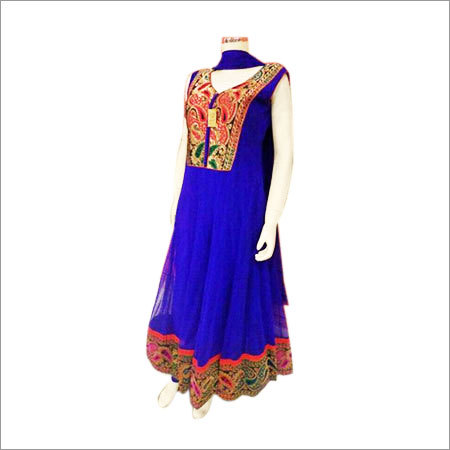 Fancy Embroidered Neck Salwar Kameez