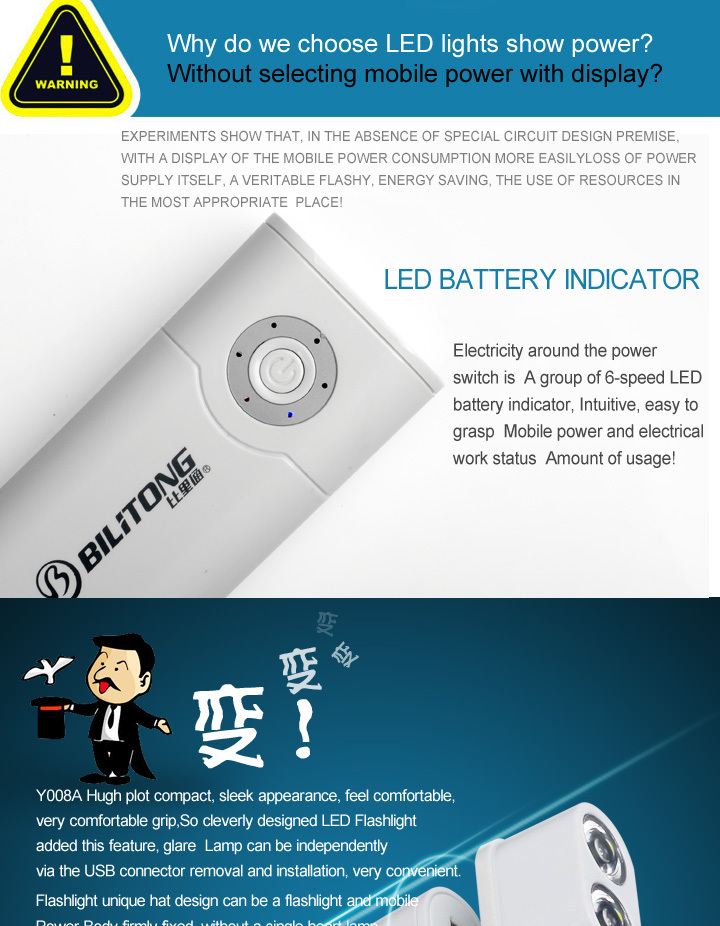 Mobile Power Bank Led Lighting