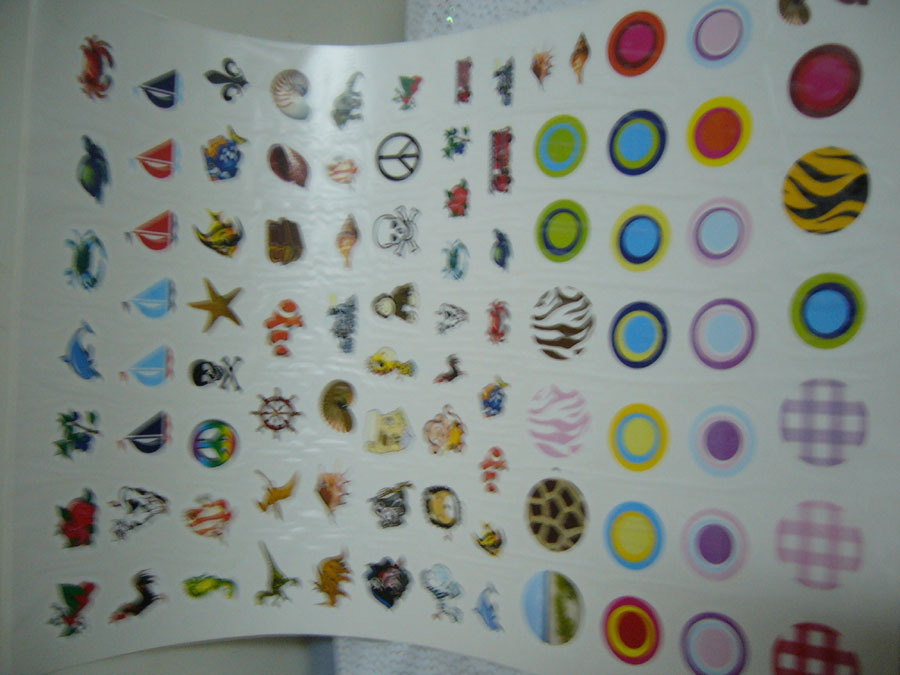 Water Slide Transfer Printed Decal Paper - Medium Size, Attractive Design | Film-less Water-slide Technology For Irregular Curved Surfaces, Washable And Durable