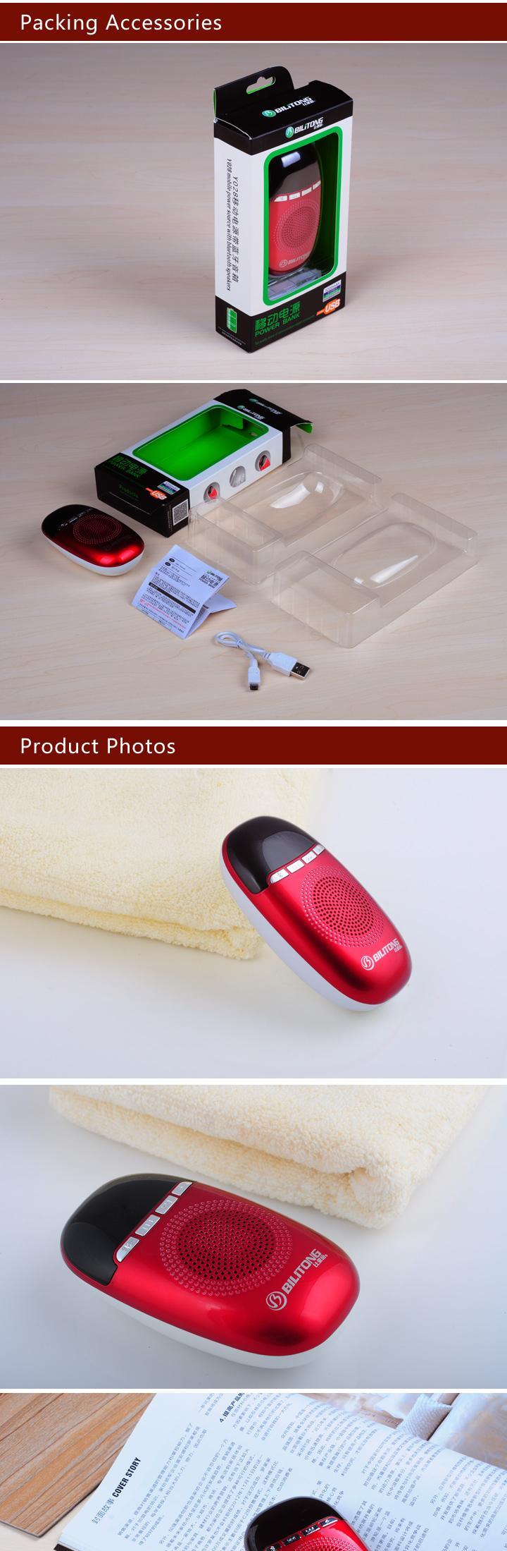 Power Bank Led Lighting Bluetooth Speaker