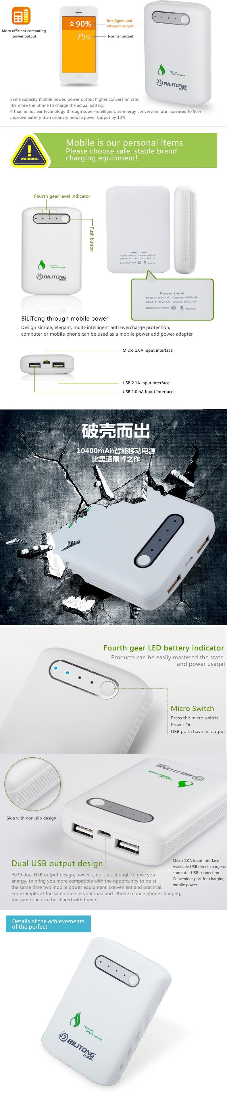 10400 Mah Power Bank