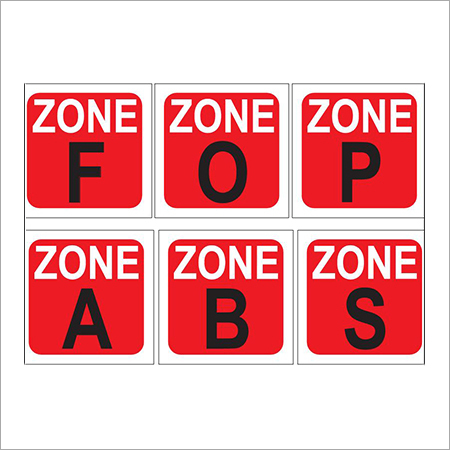 Zone Area Sign Label