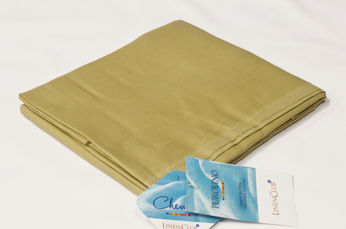 100% लिनन कॉपर ब्राउन शर्टिंग फ़ैब्रिक