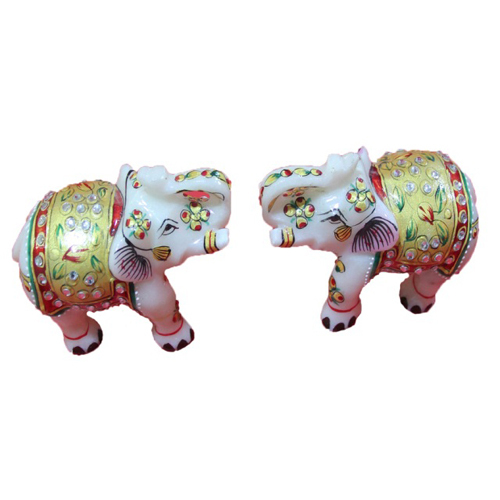 Marble Decorative Elephants