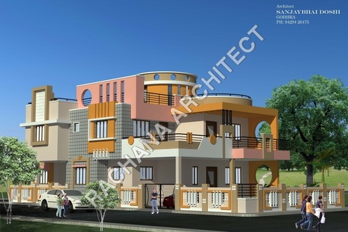 हाउस फ्रंट एलिवेशन