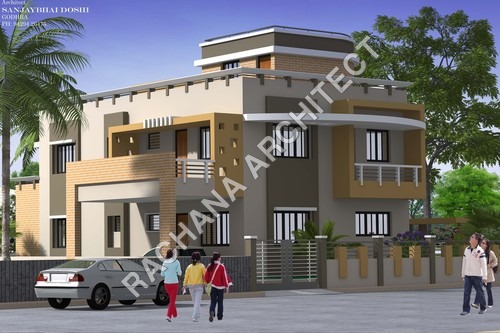 3-डी सामने की ऊंचाई