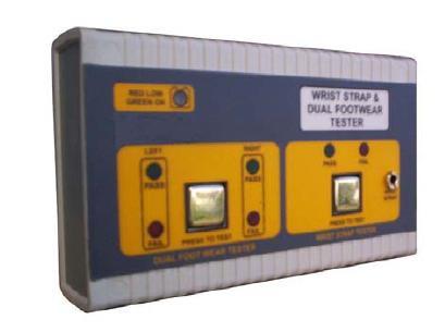 Wrist Strap & Footwear Meter - Color: Yellow And Black