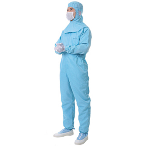 ESD coverall for clean room class 1000-10000 and anti-static work shop