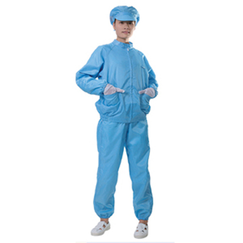 ESD Stand-up Collar Jacket and Pants for Anti-static Work Shop