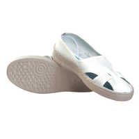 Pvc 4-hole Esd Shoes For Anti-static Work Shop, Wear With Esd Garments