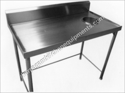 वर्क टेबल गार्बेज होल