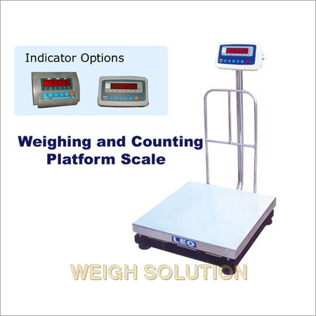वजन और गिनने के लिए प्लेटफ़ॉर्म