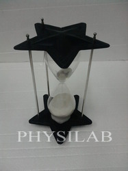 एंटीक सैंड टाइमर स्टार उपकरण सामग्री: कांच और धातु