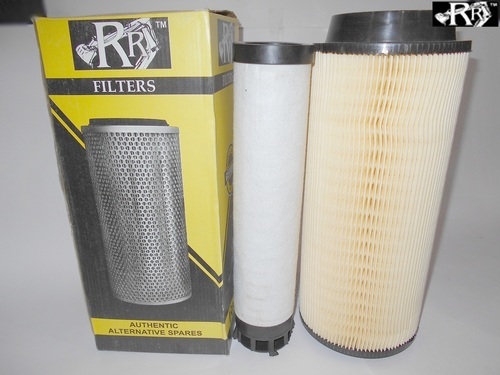 क्रीम और ब्लैक फ़िल्टर नेक (एल/डी)