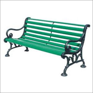कुंडलित लोहे की बागवानी बेंचें