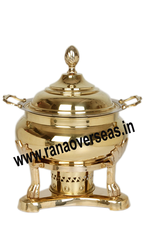 Golden Brass Chafing Warmer Dish