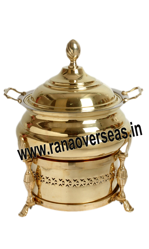 Golden Brass Chafing Dish For Catering And Caterers