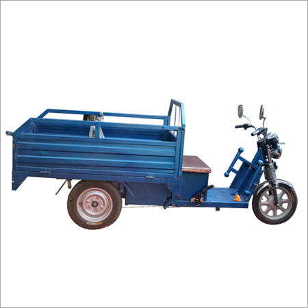 Eco Friendly Battery Rickshaw - 2500x1200x1500 mm Blue, Lead-Acid Battery | Energy-Efficient, High Load, 80 km Range, Sturdy Structure