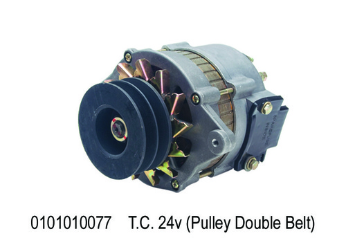 अल्टरनेटर अस्सी। T.C. 24V (पुली) में उपयोग के लिए: ऑटोमोबाइल के लिए