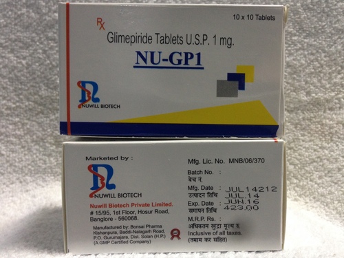 ग्लाइमपीराइड 1mg और 2mg