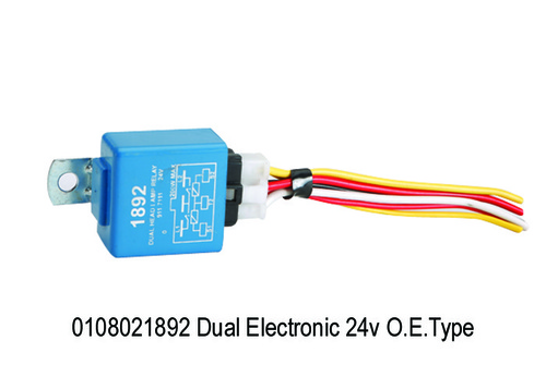 सॉकेट और वायर के साथ स्मूथ डुअल इलेक्ट्रॉनिक 24V