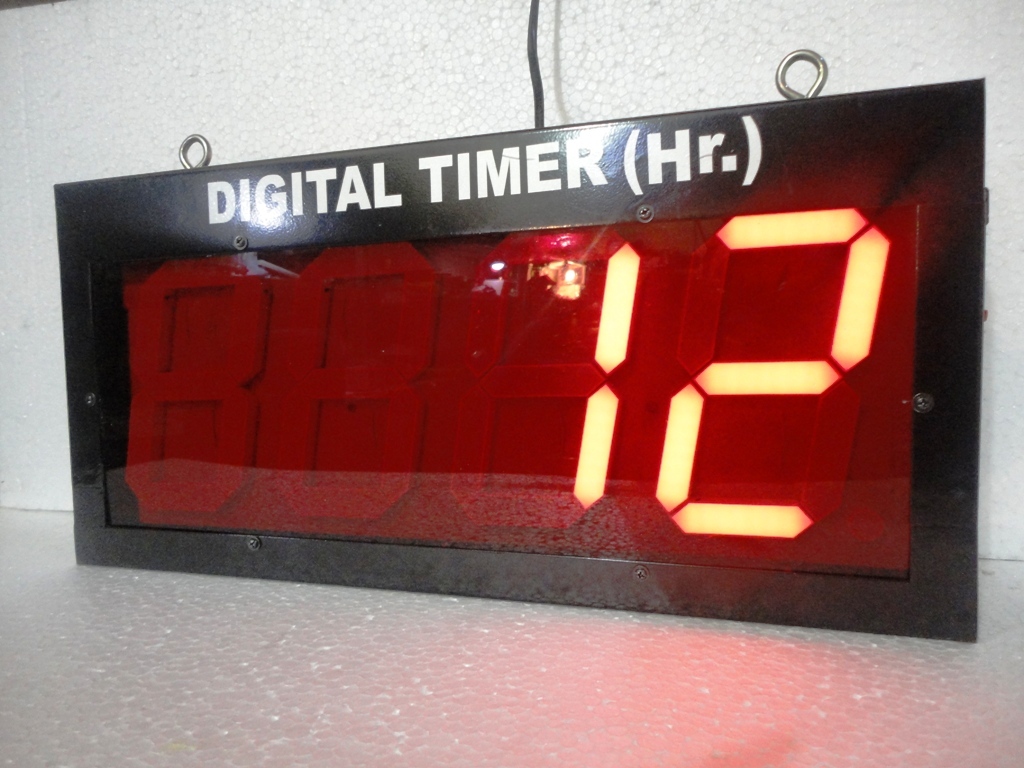 Digital Timer - Metal, 22x18x4 Inch, 4 Inch Led Display, Input 220v Ac, Pnp No/relay No | Accurate Timing, Durable Design, Easy Operation, Low Consumption, Versatile Display