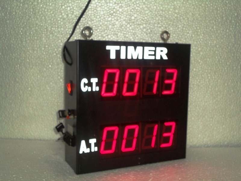 Digital Timer - Metal, 22x18x4 Inch, 4 Inch Led Display, Input 220v Ac, Pnp No/relay No | Accurate Timing, Durable Design, Easy Operation, Low Consumption, Versatile Display
