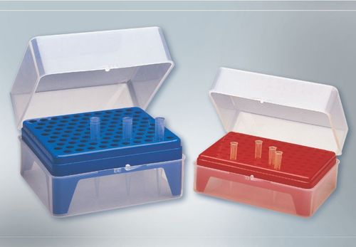 MICRO TIP BOX - Polypropylene, 96 Tips of 2-200 µl & 100 Tips of 200-1000 µl | Autoclavable, Clear View, Multi-Channel Compatible, Ball Catcher Hinges