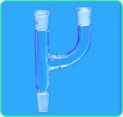 Multiple Adapters With Two Necks Parallel - Socket Size: 14/23 to 34/35, Cone Size: 14/23 to 34/35 | Ideal for Laboratory Glassware Applications