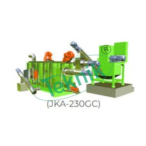 Glass Crusher Incinerator - Steel, 700x660x400 mm | 800 Bottles Per Hour, 400 Lt Daily Service Tank, Automatic Burner, Flue Gas Management System
