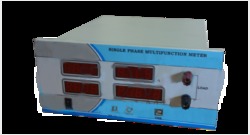 Single Phase Multifunction Meter - Steel, 20-30 mm, 5-10 kg | True RMS Measurement, Digital 7-Segment Display, PC Interfacing, SD Card Data Logging