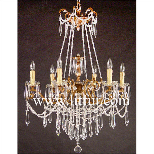 Brass Casting Glass Chandeliers
