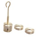 Slotted Brass Masses And Hangers - Total Weight Options Of 10g, 20g, 50g, And 100g | Weigh Beam, Accurate Tolerance Of 1%-2%
