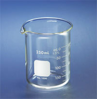 Laboratory Beaker - Glass, 5-2000 ml | For Industrial & Laboratory Use, Ideal for Stirring, Mixing and Heating Liquids
