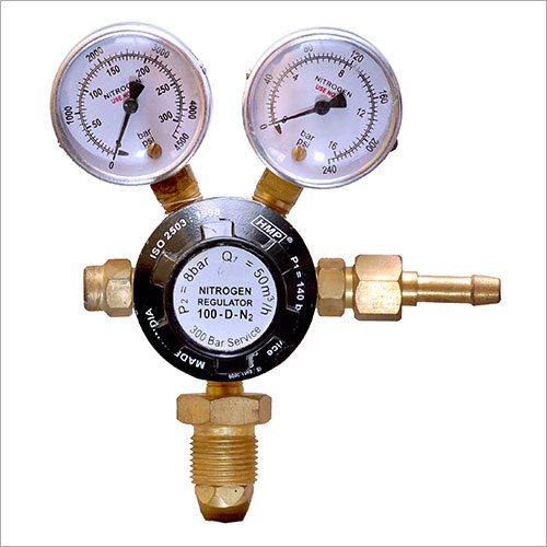Gas Pressure Regulators- Nitrogen - Color: Golden