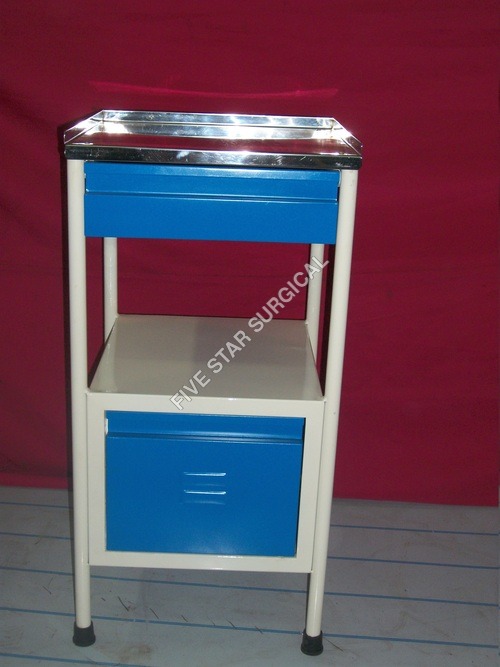 Bed side locker s.s top (with drawer)