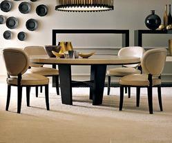 Leather Dining Table