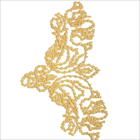 ज़िग ज़ैग कढ़ाई कपड़ा