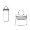 Weighing Bottles - Glass Material, Interchangeable Stopper Design, Capacity Up to 60 ml, 10-150 Grams Weight Range | Ideal for Industrial & Laboratory Testing Use